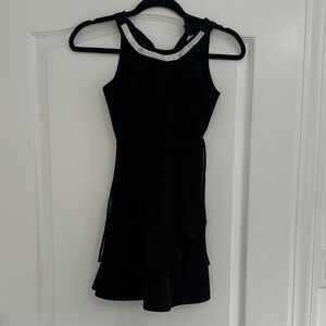 Speechless Black Dress with Silver Embellishments